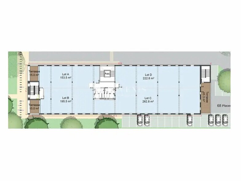 Bureau dans Saint-Cyr-sur-Loire à vendre - Plan d’étage – Image 3 sur 5