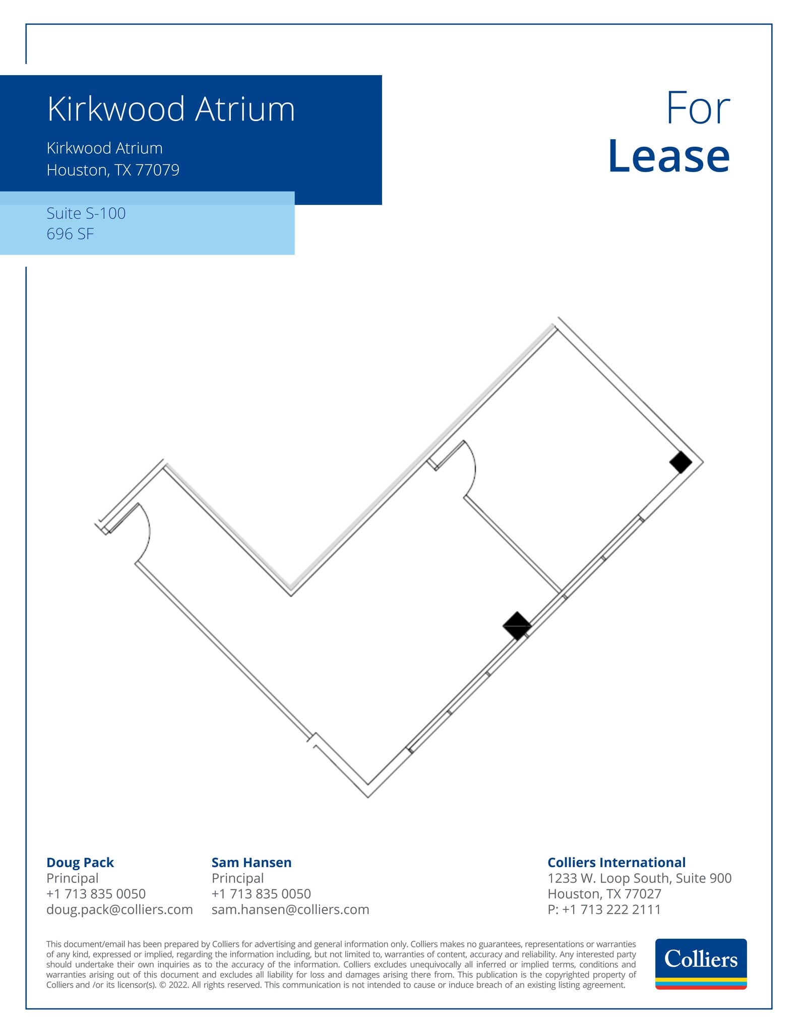 11777 Katy Fwy, Houston, TX à louer Plan de site– Image 1 sur 2