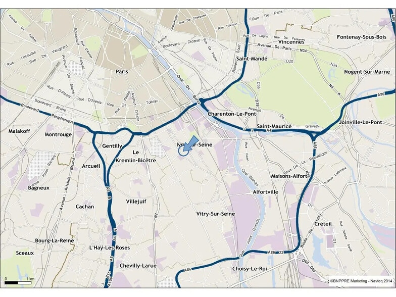 Local d’activités dans Ivry-sur-Seine à louer - Plan d’étage – Image 2 sur 2