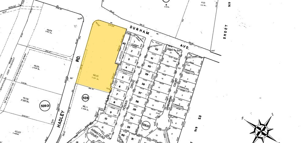 900 Durham Ave, South Plainfield, NJ à vendre - Plan cadastral – Image 3 sur 10