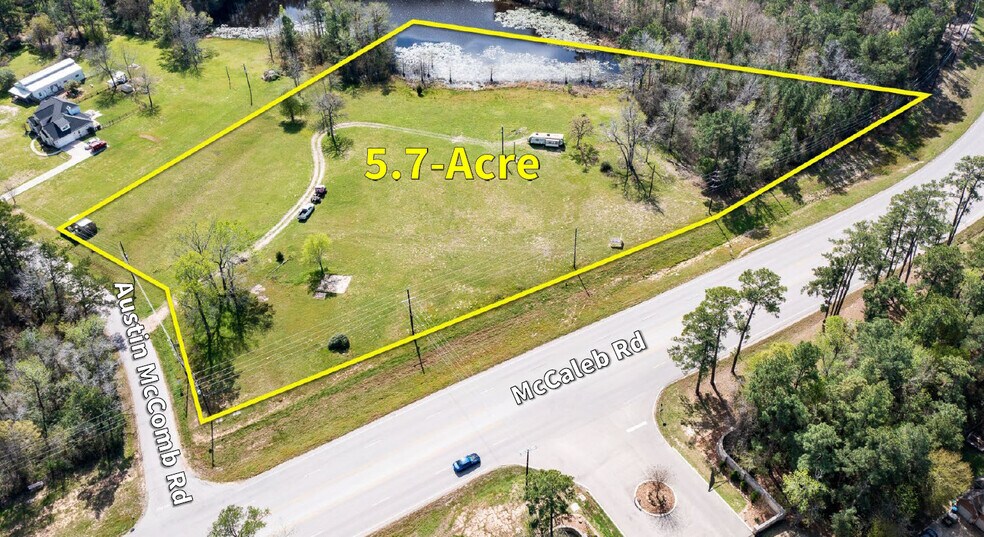 5.7+/-Ac SEC McCaleb Rd & Austin McComb rd, Montgomery, TX à vendre - Photo de l’immeuble – Image 2 sur 11