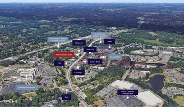 3901 N Roxboro St, Durham, NC - VUE AÉRIENNE  vue de carte