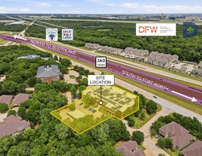 4550 State Highway 360, Grapevine, TX - Vue aérienne vue de carte