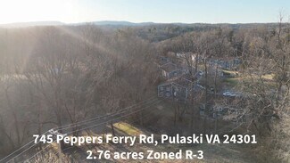 Plus de détails pour 745 Peppers Ferry Rd, Pulaski, VA - Terrain à vendre