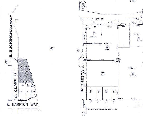 4140 N Clark St, Fresno, CA à vendre - Plan cadastral – Image 3 sur 5