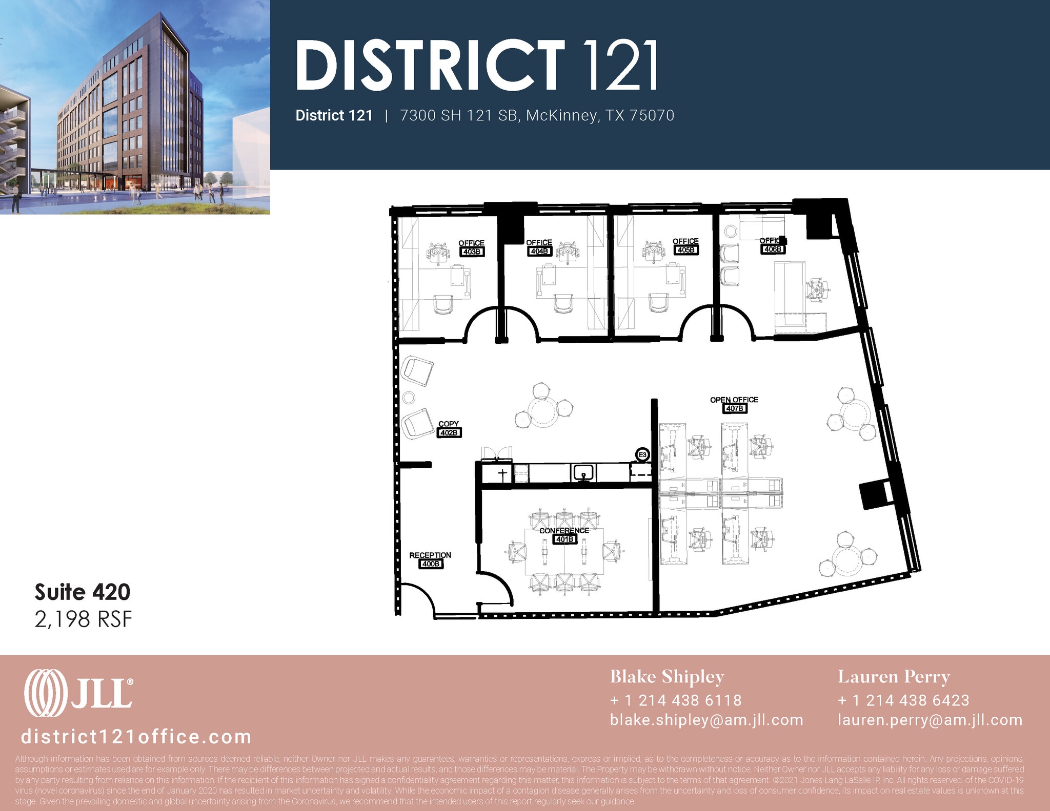 7300 SH 121 SB, McKinney, TX à louer Plan d’étage– Image 1 sur 1