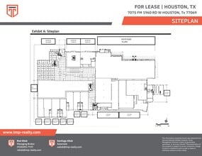 7075 Fm 1960 Rd W, Houston, TX à louer Plan de site– Image 1 sur 3