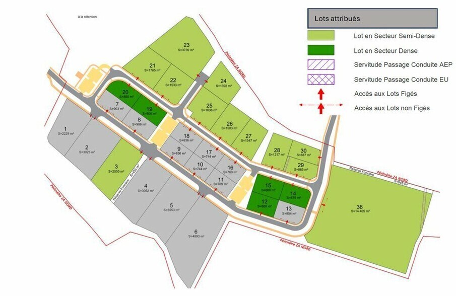 Terrain dans Gimont à vendre - Plan de site – Image 2 sur 2