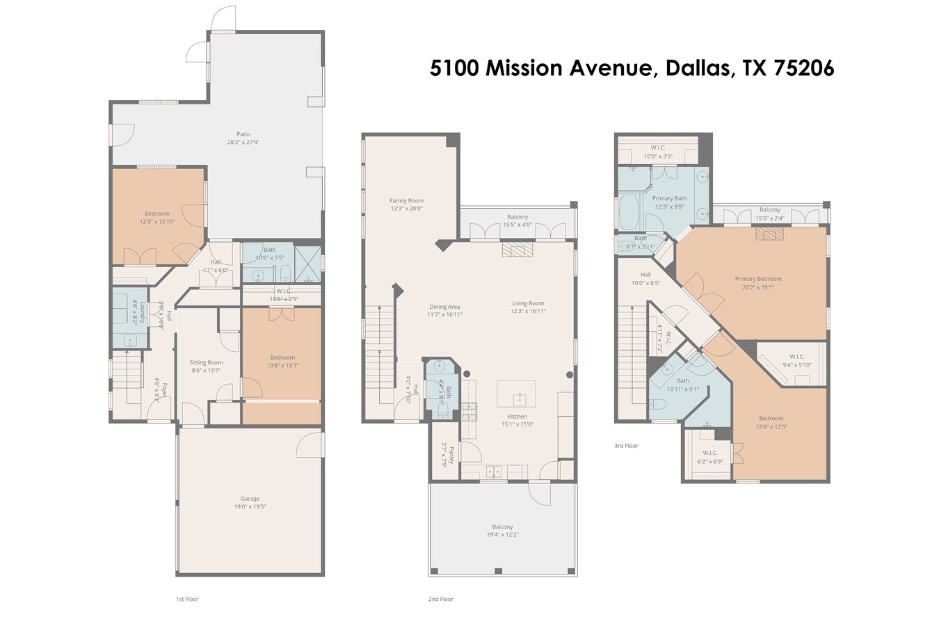 5100 Mission Ave, Dallas, TX 75206 - Lot 5100 -  - Plan d’étage - Image 1 of 31