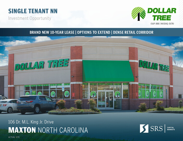 106 W Martin Luther King Dr, Maxton, NC à vendre - Photo principale – Image 1 sur 4