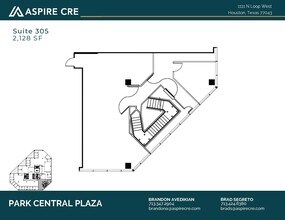 1111 N Loop W, Houston, TX à louer Plan d’étage– Image 1 sur 2