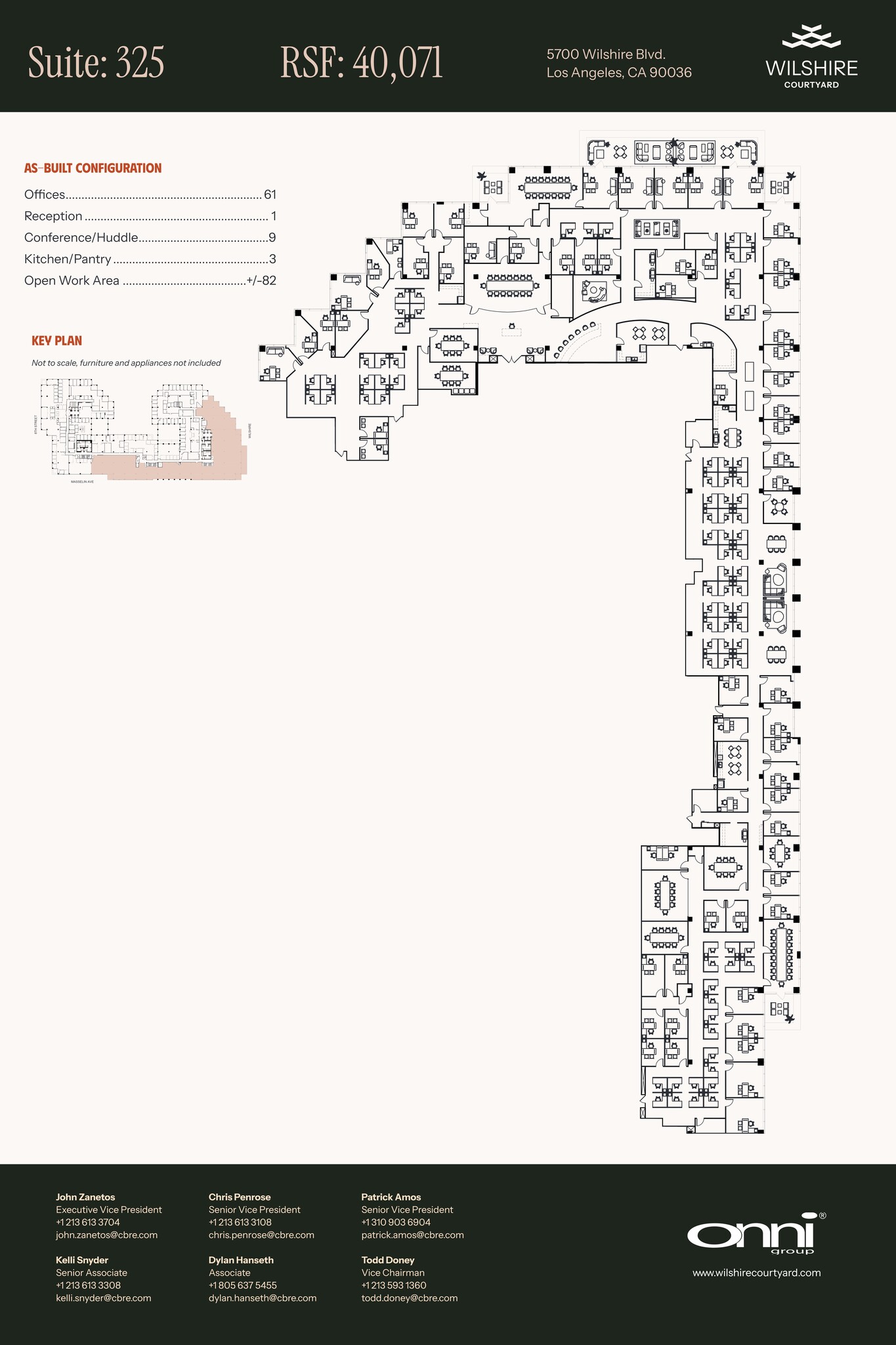 5700 Wilshire Blvd, Los Angeles, CA à louer Plan de site– Image 1 sur 1