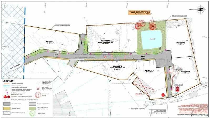 Terrain dans Ambarès-et-Lagrave à vendre - Plan de site – Image 1 sur 1