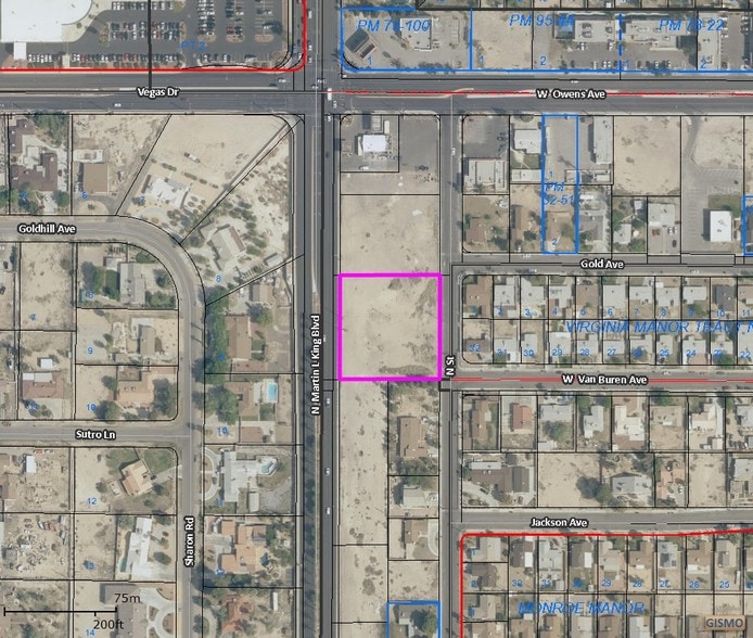 1326-1418 N Martin Luther King Blvd, Las Vegas, NV à vendre - Aérien – Image 3 sur 11