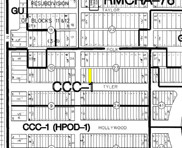 1939-1943 Tyler St, Hollywood, FL à vendre - Plan cadastral – Image 3 sur 3
