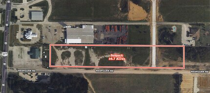 NEQ Redfearn Road & 377 hwy, Aubrey, TX - Vue aérienne  vue de carte