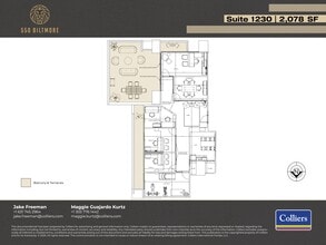 550 Biltmore Way, Coral Gables, FL à louer Plan de site– Image 1 sur 1