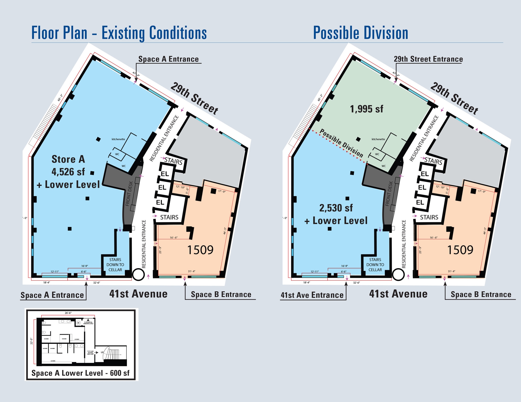 29-28 41st Ave, Long Island City, NY à louer Plan d’étage– Image 1 sur 8