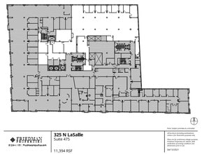 325 N LaSalle St, Chicago, IL à louer Plan d’étage– Image 1 sur 2