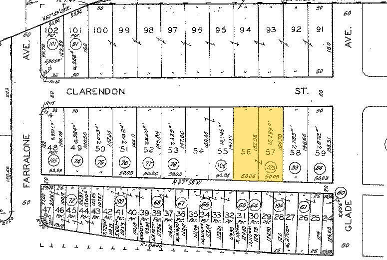 22110 Clarendon St, Woodland Hills, CA à louer - Plan cadastral – Image 3 sur 10