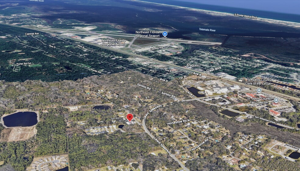 3695 Lewis Speedway, Saint Augustine, FL à vendre - Aérien – Image 3 sur 6