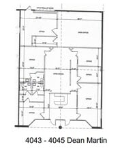 4045-4063 Dean Martin Dr, Las Vegas, NV à louer Plan d’étage– Image 1 sur 1