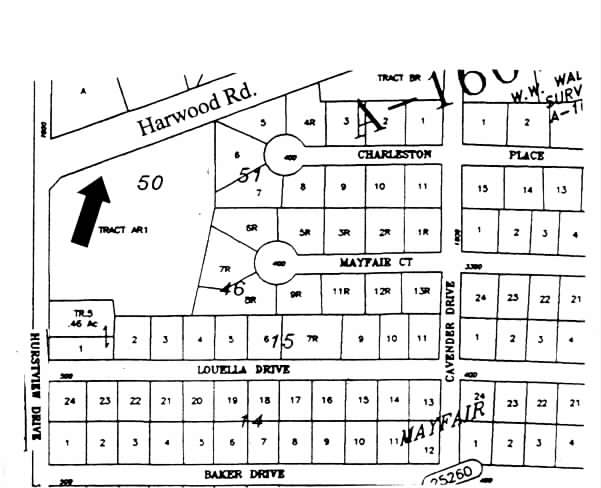 455-499 W Harwood Rd, Hurst, TX à louer - Plan cadastral – Image 3 sur 9