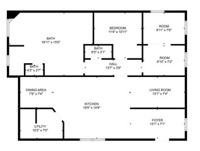 8701 Summit View Ln, Edmond, OK à louer Plan d’étage– Image 1 sur 1