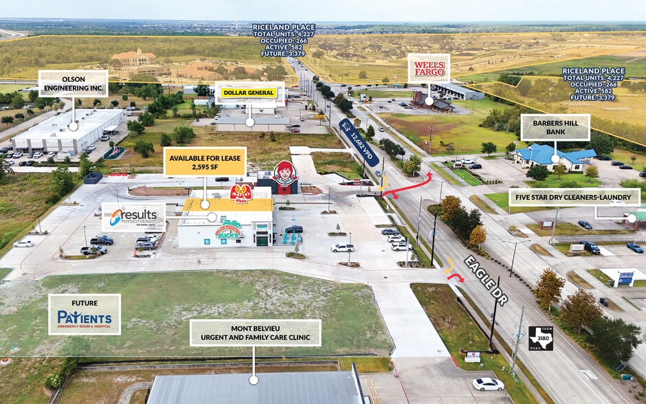 SWQ FM 565 & Eagle Dr, Mont Belvieu, TX à louer - Aérien – Image 3 sur 4