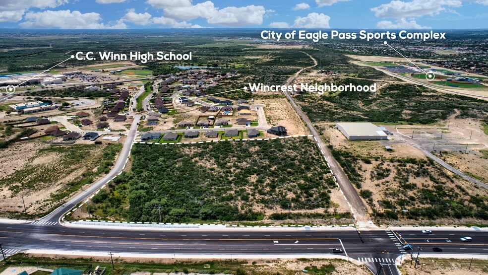 E Main St, Eagle Pass, TX à vendre - Aérien – Image 2 sur 5