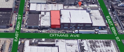 9502-9508 Ditmas Ave, Brooklyn, NY - Vue aérienne vue de carte