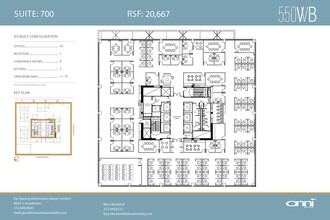 550 W Van Buren St, Chicago, IL à louer Plan d’étage– Image 1 sur 1