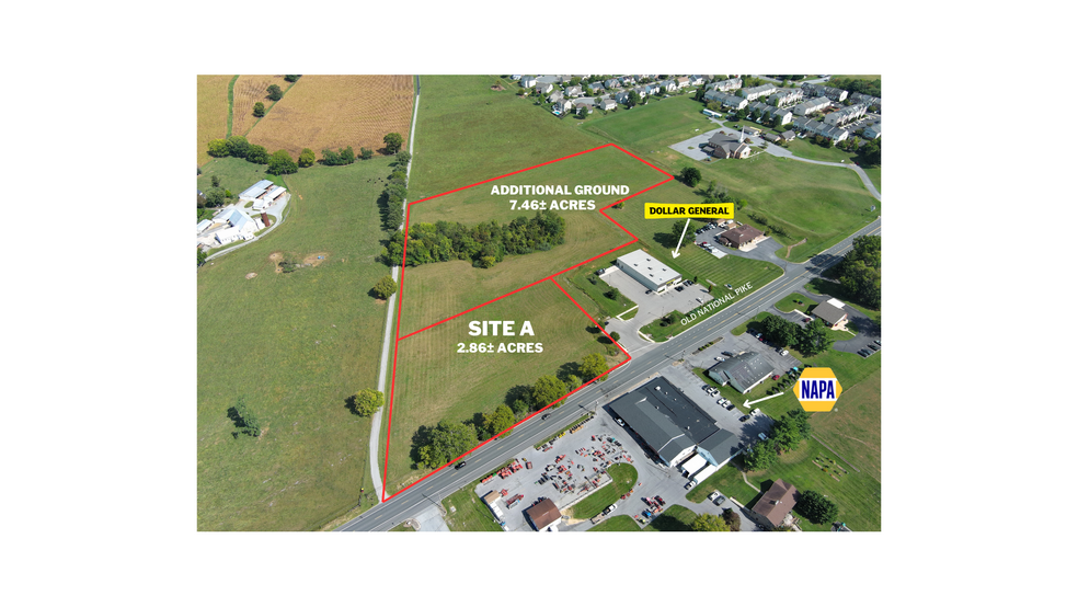 7651 Old National Pike, Boonsboro, MD à vendre - Aérien – Image 1 sur 3