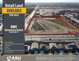 Plus de détails pour Gosford Rd, Bakersfield, CA - Terrain à vendre