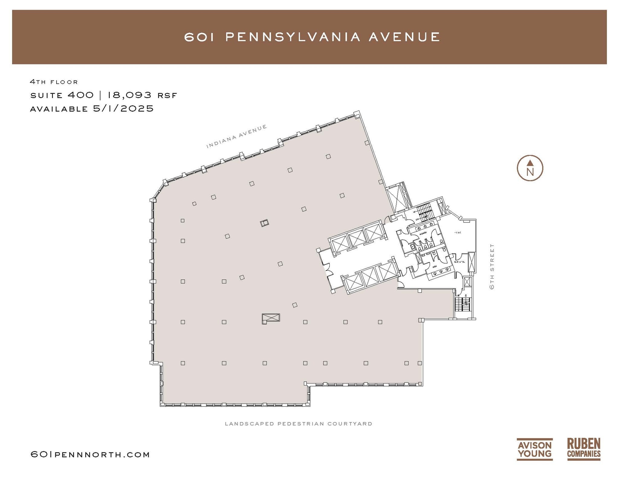 601 Pennsylvania Ave NW, Washington, DC à louer Plan d’étage– Image 1 sur 1