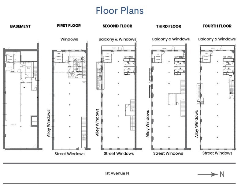 314 1st Ave N, Minneapolis, MN à vendre Plan d’étage– Image 1 sur 28