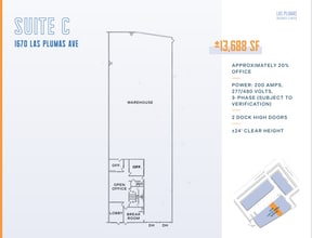 1670 Las Plumas Ave, San Jose, CA à louer Plan d’étage– Image 1 sur 1