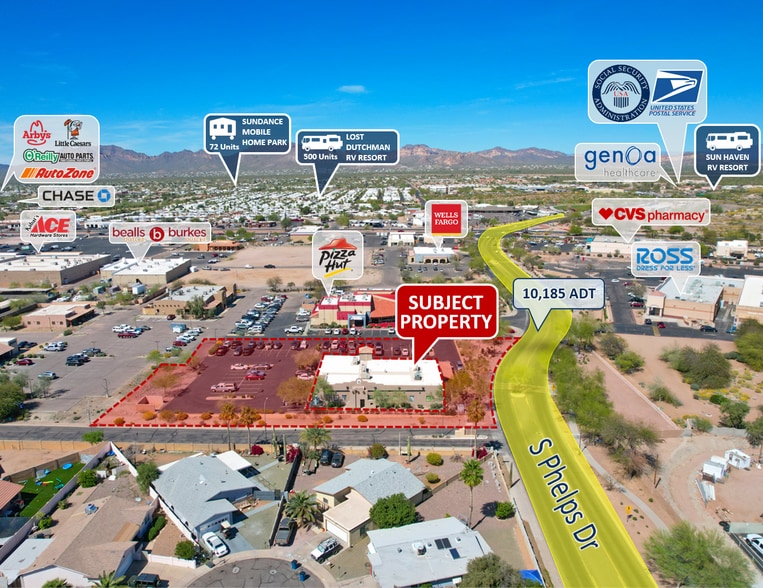 300 S Phelps Dr, Apache Junction, AZ à vendre - Aérien – Image 3 sur 3