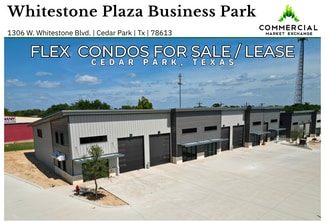 Plus de détails pour 1306 Whitestone Blvd, Cedar Park, TX - Industriel/Logistique à vendre