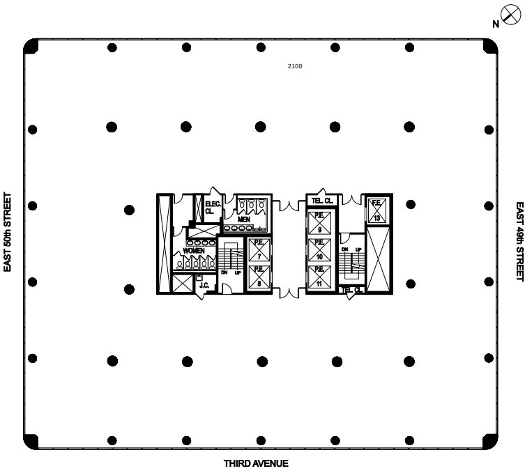 805 Third Ave, New York, NY à louer Plan d’étage– Image 1 sur 1