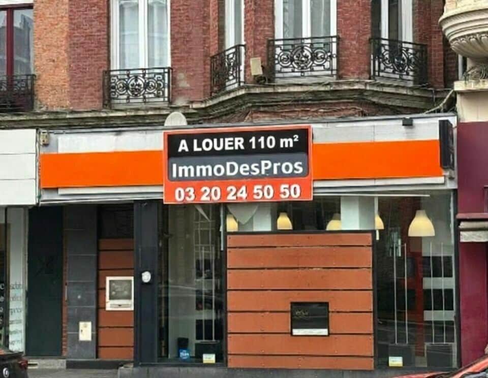 Local commercial dans Roubaix à louer Photo de l’immeuble– Image 1 sur 8