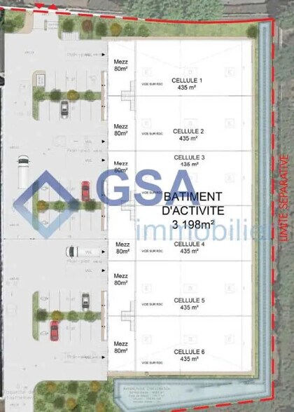 Local d’activités dans Saint-Michel-sur-Orge à louer - Plan de site – Image 3 sur 3