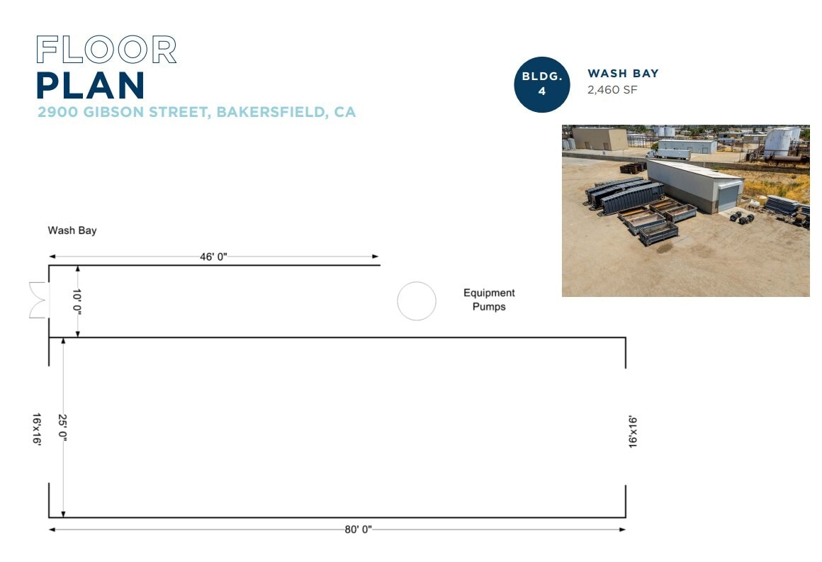 2900 Gibson St, Bakersfield, CA à louer Plan d’étage– Image 1 sur 1