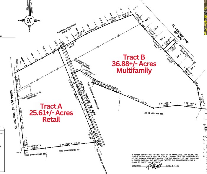1075 Edgefield Road (Tract B) Rd, North Augusta, SC à vendre - Photo de l’immeuble – Image 1 sur 7