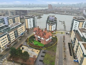 Gallions Rd, Londres, LND - Vue aérienne  vue de carte