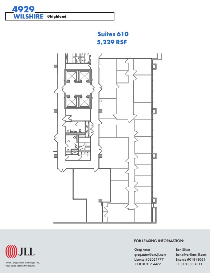 4929 Wilshire Blvd, Los Angeles, CA à louer Plan d’étage– Image 1 sur 1