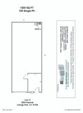 8030-8040 Remmet Ave, Canoga Park, CA à louer Plan d’étage– Image 1 sur 1