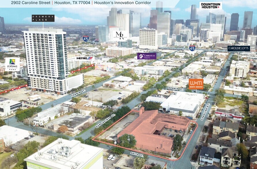 2902 Caroline St, Houston, TX à vendre - Photo de l’immeuble – Image 1 sur 5
