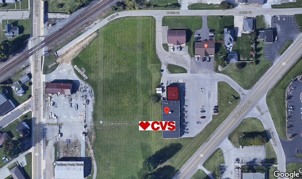 715 E Broadway St, Fortville, IN à louer - Aérien – Image 2 sur 6