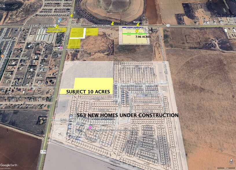 Inler Ave-10 Acre Tract, Lubbock, TX à vendre - Photo de l’immeuble – Image 2 sur 3